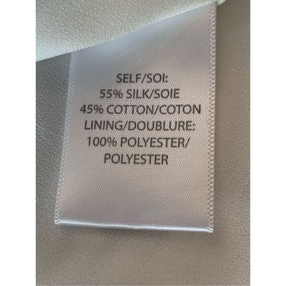 Tanya Taylor Silk Blend White Floral Bianka Dress - Picture 14 of 14